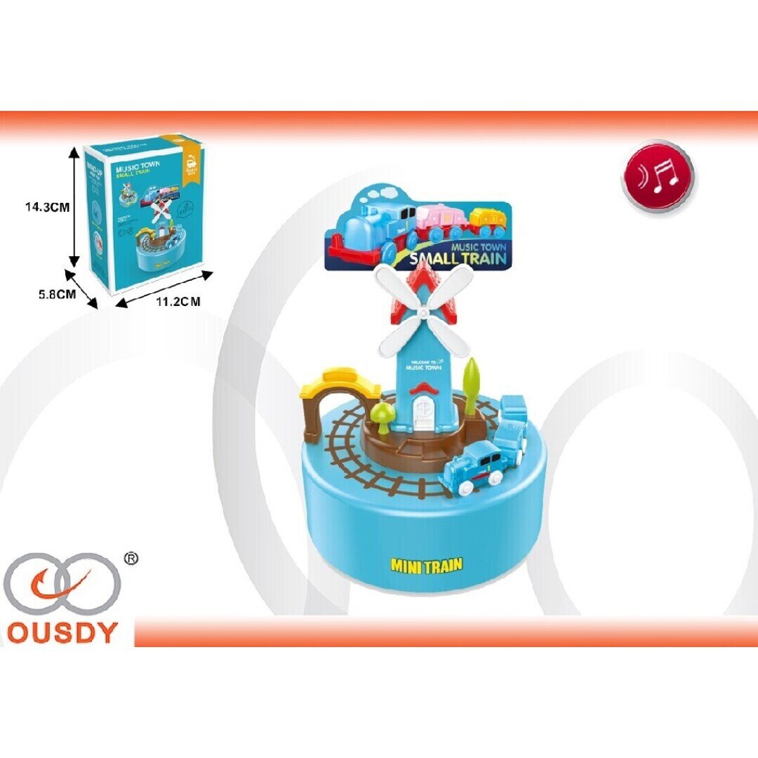 CAJA MUSICAL CON FORMA TREN