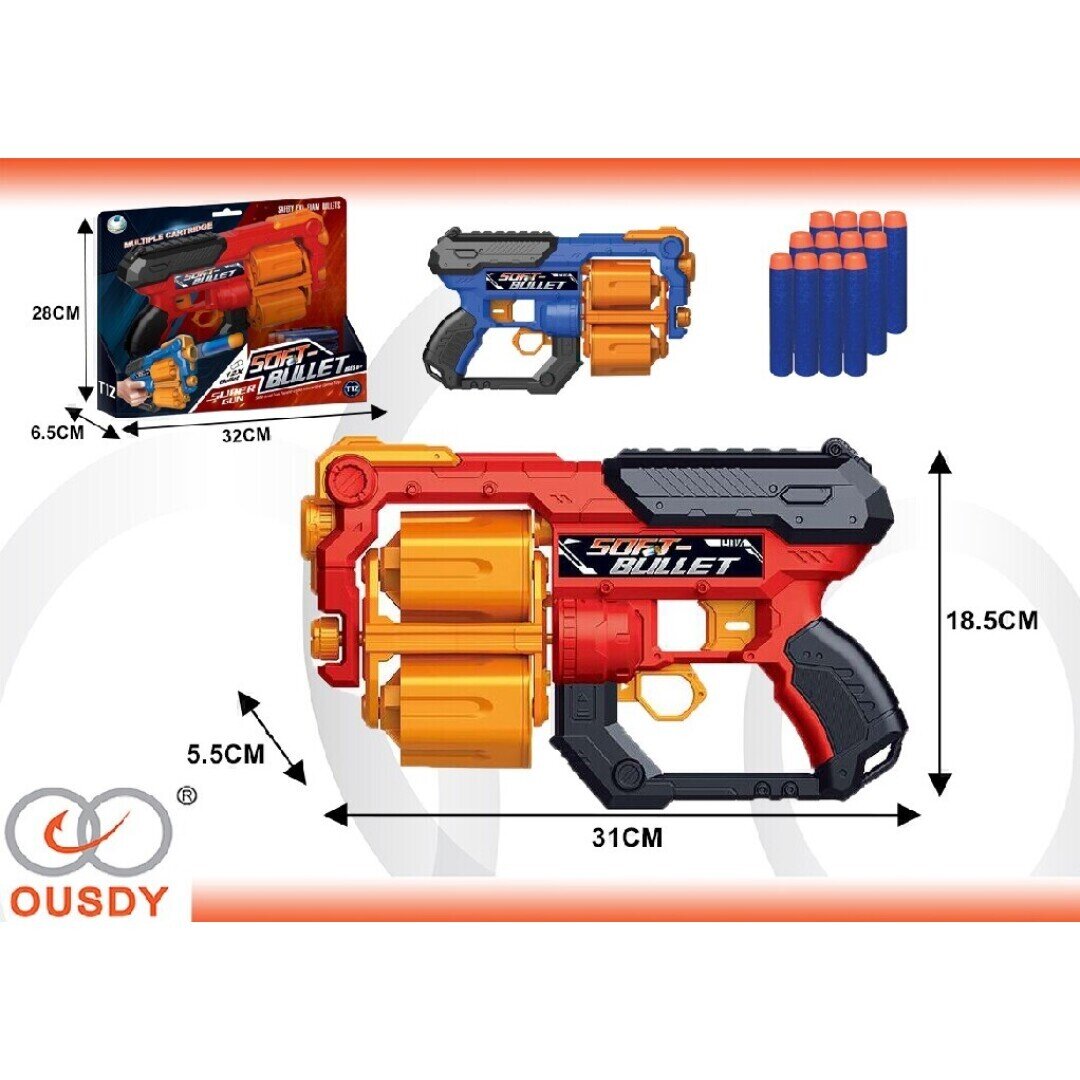 PISTOLA PROYECTOR CON 12 BALAS C-3