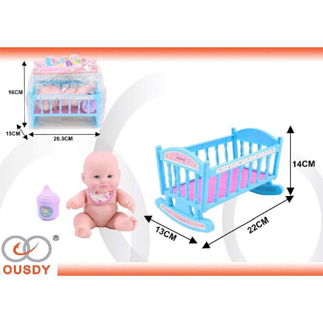 MUNECO SILICONA CON CAMA M-3