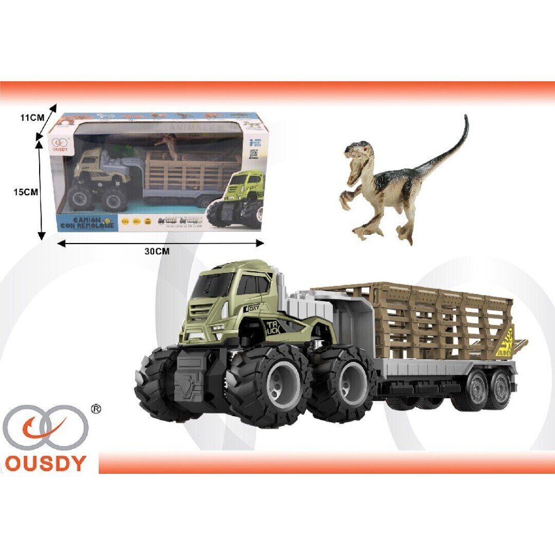 CAMION CON DINOSAURIO