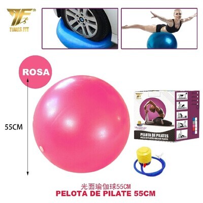 PELOTA DE PILATE 55CM ROSA