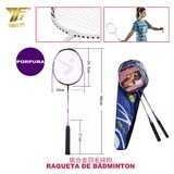 RAQUETADE BADMINTON 66CM PURPURA