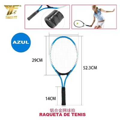 RAQUETA DE TENIS AZUL