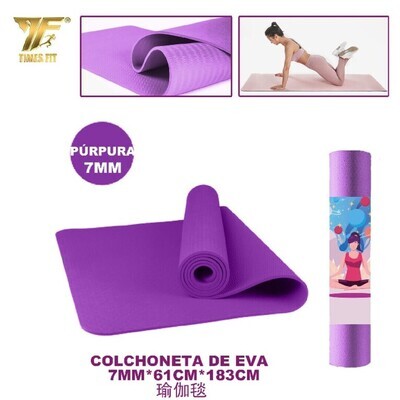 COLCHONETA DE EVA PURPURA 7MM*61CM*183CM