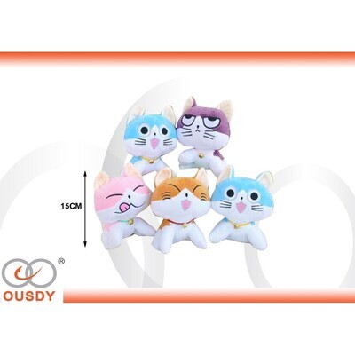 PELUCHE GATO 15CM