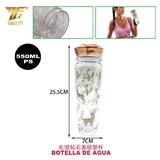 BOTELLA DE AGUA 550ML 25,5*7CM