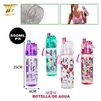 BOTELLA DE AGUA 550ML 25*6CM