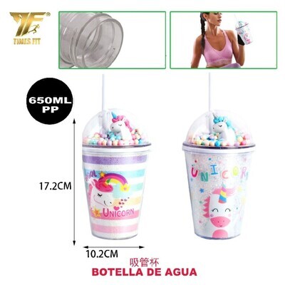 BOTELLA DE AGUA 650ML 17,2*10,2CM