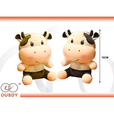 PELUCHE VACA 18CM