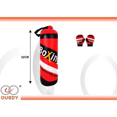 SACO BOXEO CON GUANTES