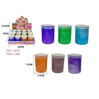 SLIME 150G 2 COLORES EXP:12PCS