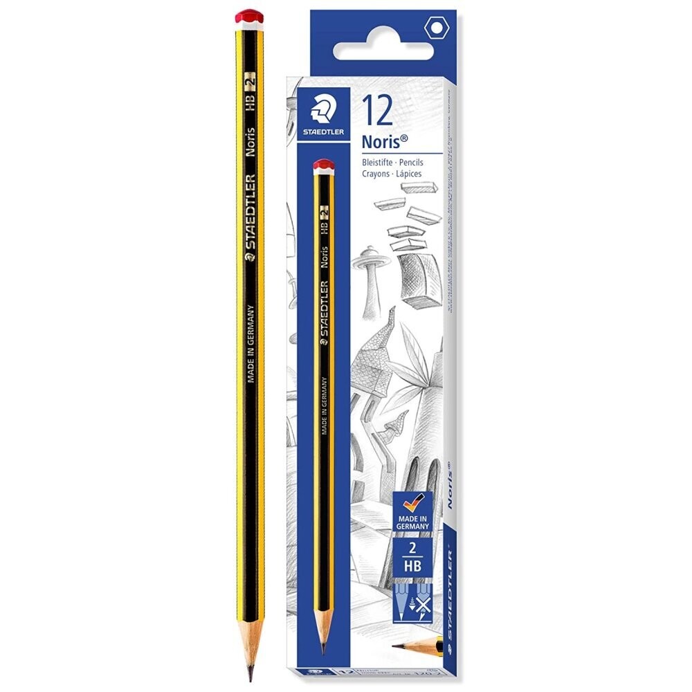 Caja 12 lápices Noris HB-2
