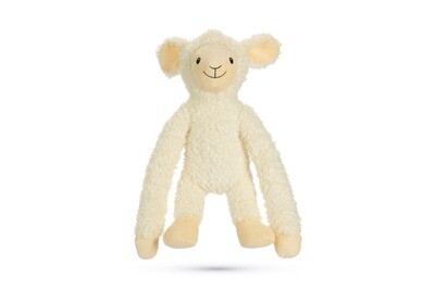 K&BZ PELUCHE  OVEJA JESSY JUGUETE PERRO BLANCO , 40X27X13,5 CM