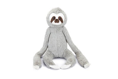K&BZ PELUCHE  PEREZOSOS XL JUGUETE PERRO GRIS , 80X30X16 CM
