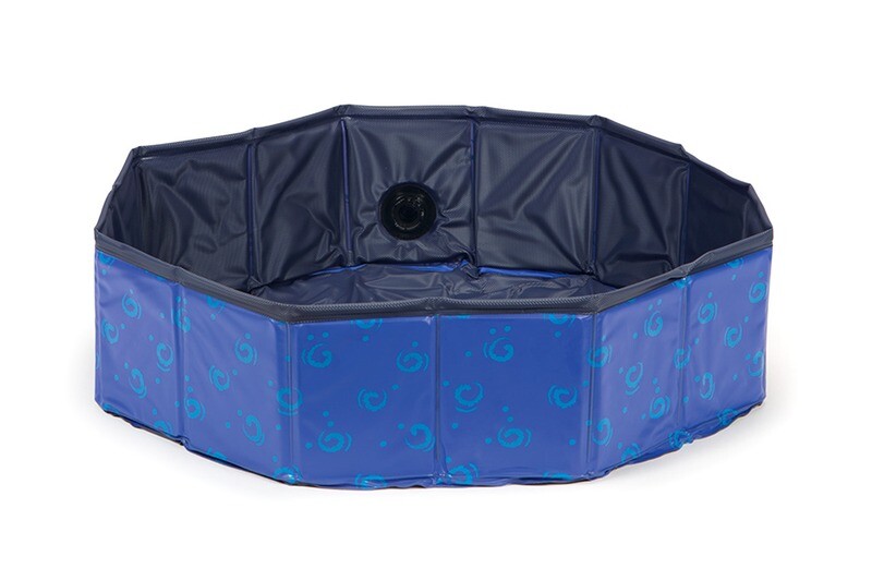 K PISCINA DOGGY AZUL / NEGRO 80 X 20CM