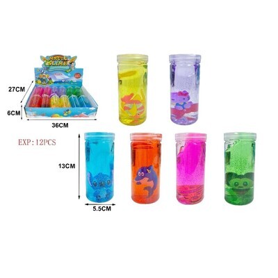 SLIME BOTE 12CM EXP:12PCS