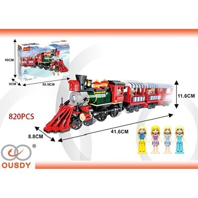 PUZZLE DE BLOQUE TREN 820PCS
