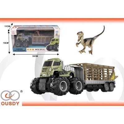 CAMION CON DINOSAURIO