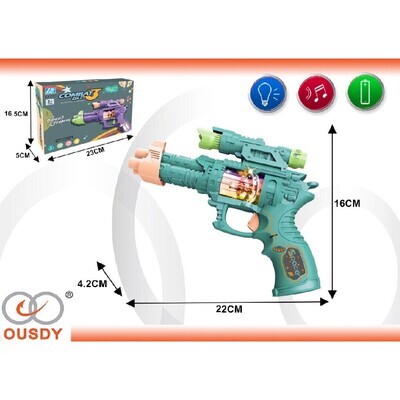 PISTOLA DE MUSICA CON LUCES