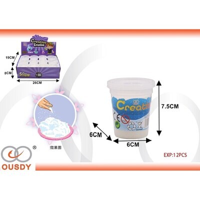 CUBO NIEVE EXP:12PCS  MEZCLA CON UN POCO DE AGUA