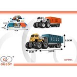 CAMION CON CONTENEDOR METALICO EXP:6PCS