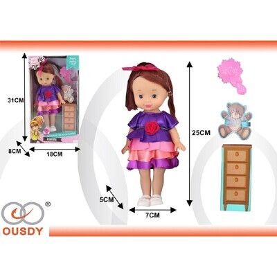 MUNECA CON ACCESORIOS