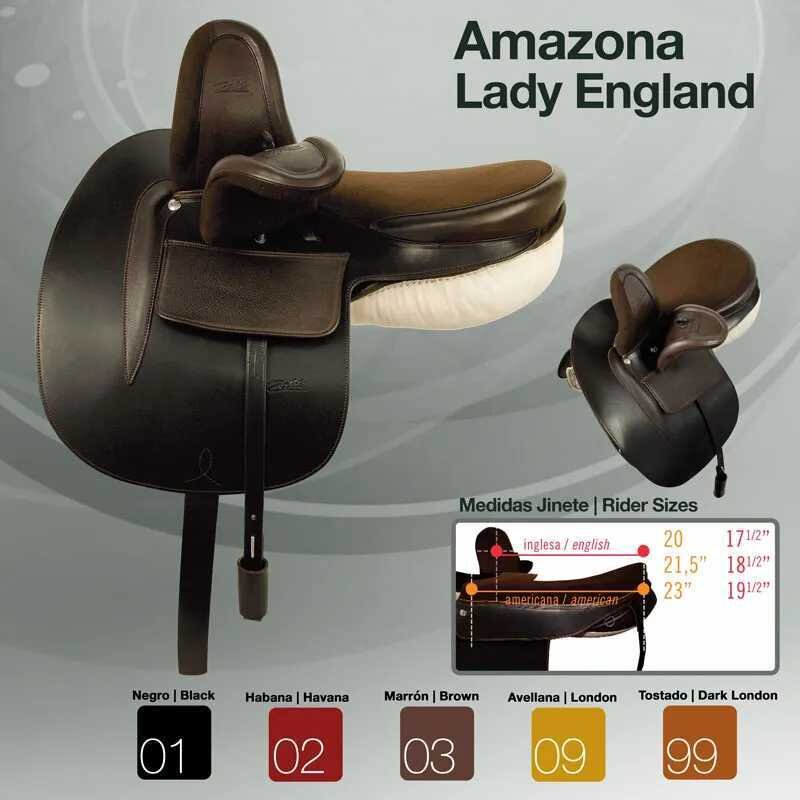 SILLA ZALDI AMAZONA LADY ENGLAND SILLA ZALDI AMAZONA LADY ENGLAND