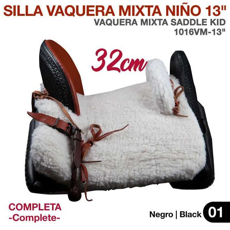 SILLA VAQUERA MIXTA NI�O 13" (32cm) COMPLETA