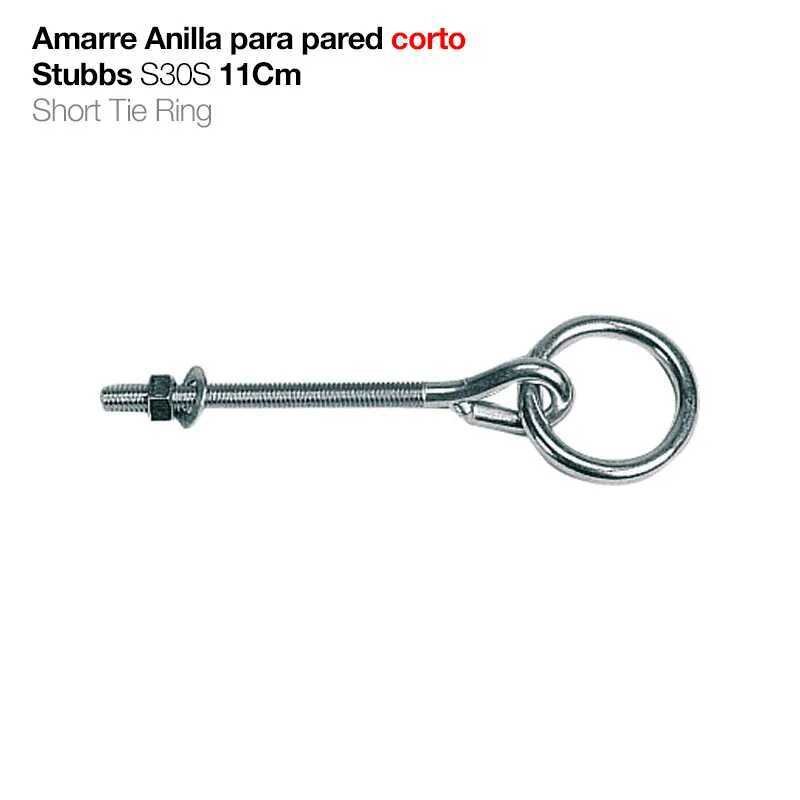 AMARRE ANILLA PARA PARED CORTO STUBBS S30S 11cm AMARRE ANILLA PARA PARED CORTO STUBBS S30S 11cm