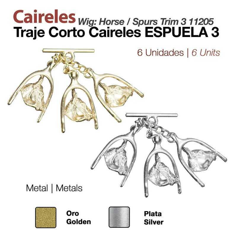 TRAJE CORTO CAIRELES ESPUELA 3 11205 6uds TRAJE CORTO CAIRELES ESPUELA 3 11205 6uds