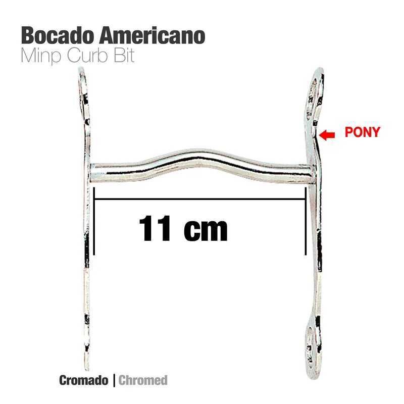 BOCADO AMERICANO CROMADO 25208