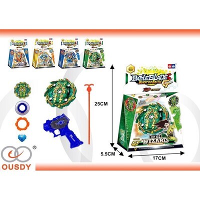 PEONZA METALICO VERSION ORO CON LANZADOR/M-4
