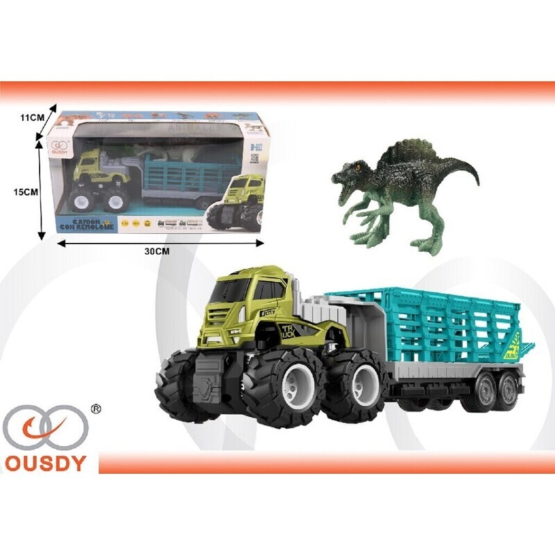 CAMION CON DINOSAURIO