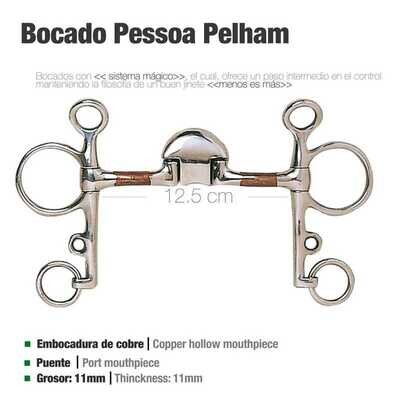 BOCADO PESSOA PELHAM COBRE PAM50180211
