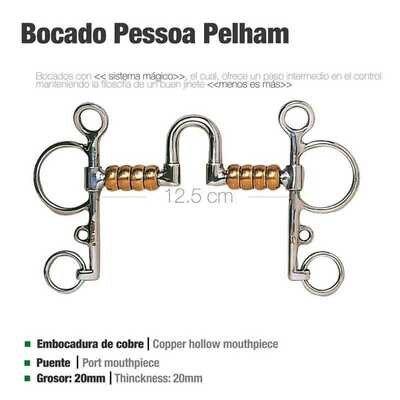 BOCADO PESSOA PELHAM BOLAS PAQ50060213