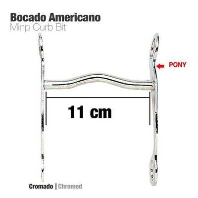 BOCADO AMERICANO CROMADO 25208