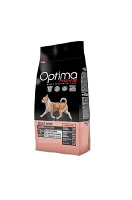 OPTIMA NOVA ADULT MINI SALMON&PATATA 8 KG. GRAIN FREE