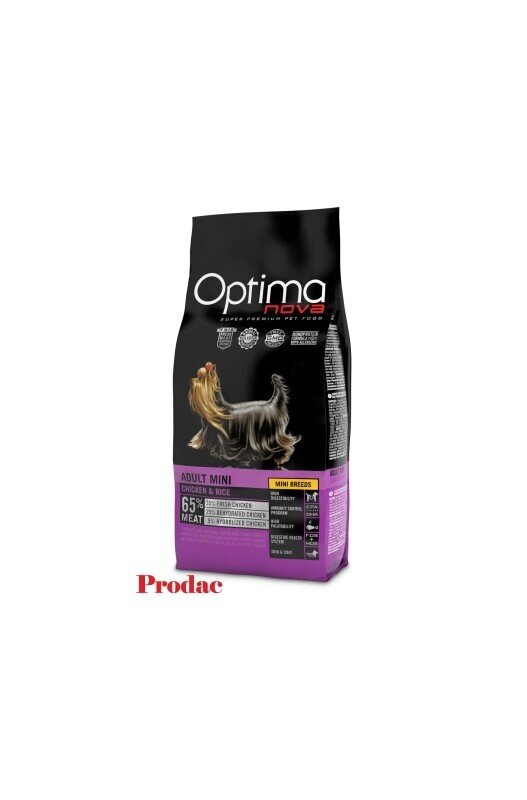 OPTIMA NOVA ADULT MINI POLLO ARROZ 12 KG.