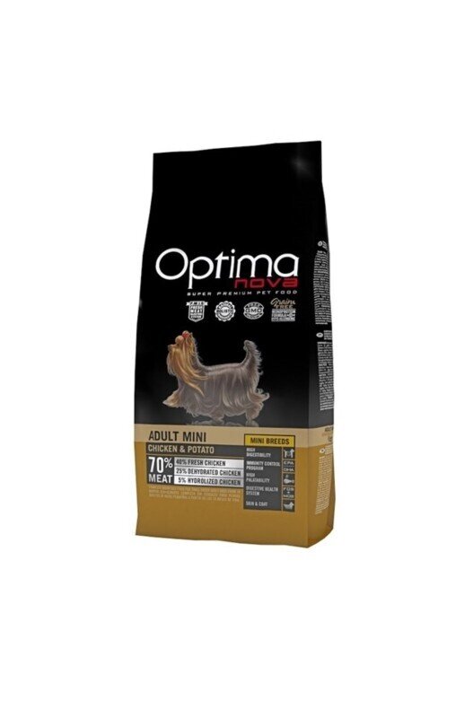OPTIMA NOVA ADULT MINI CHICKEN POTATO 2 KG. GRAIN FREE