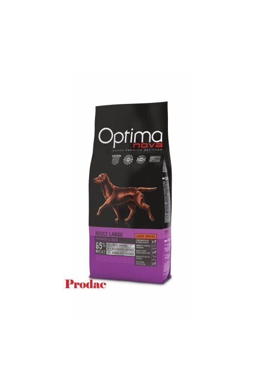 OPTIMA NOVA ADULT LARGE POLLO ARROZ 12 KG.