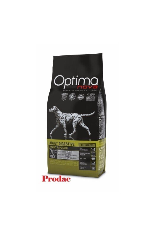 OPTIMA NOVA ADULT DIGESTIVE 2 KG. Conejo/Patata