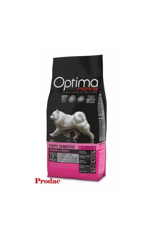 OPTIMA NOVA PUPPY SENSITIVE Salmon/Patata 12 KG. Grain Free.