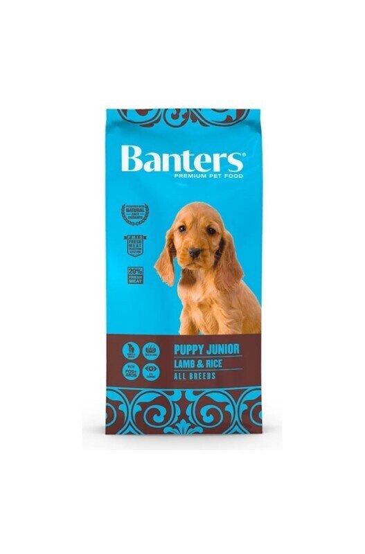 BANTERS DOG PUPPY LAMB&RICE 15 KG