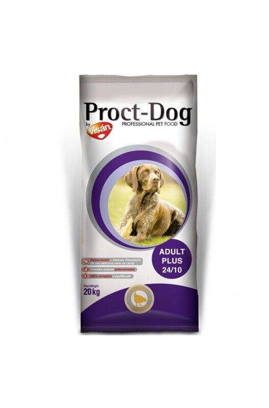 PROCT-DOG ADULT PLUS 4 KG. 24/10 Pollo y Verduras PROCT-DOG ADULT PLUS 4 KG. 24/10 Pollo y Verduras