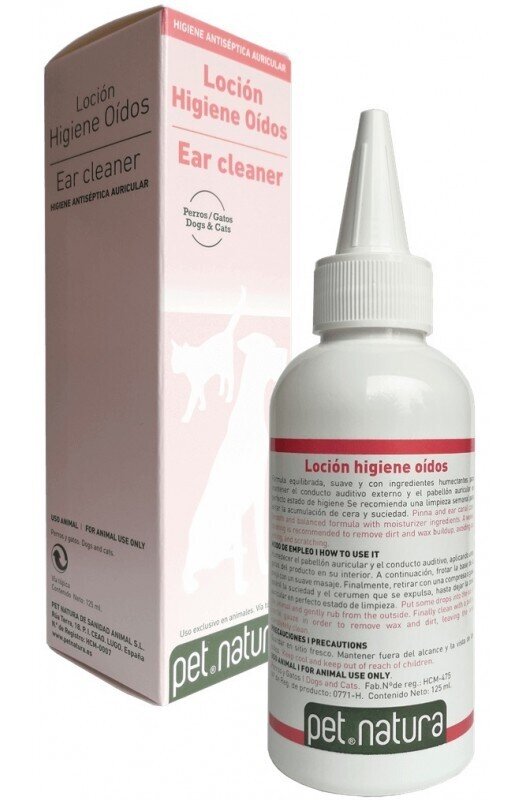 LOCION HIGIENE OIDOS 125 ML.Petnatura LOCION HIGIENE OIDOS 125 ML.Petnatura