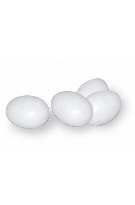 HUEVOS DE PLASTICO PALOMAS 10 uds