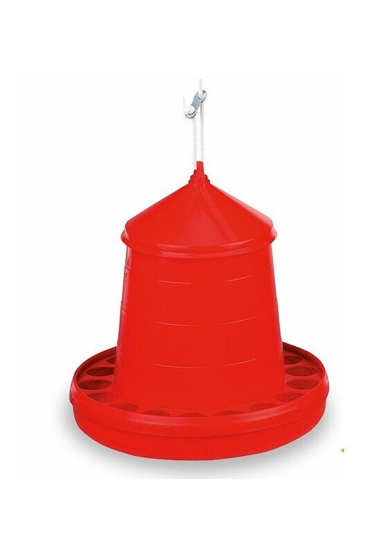 TOLVA PLASTICO AVE 4 KG. ROJO