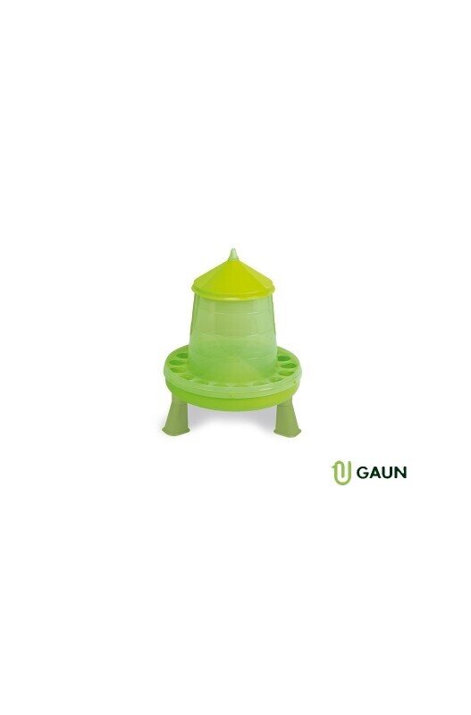 TOLVA PLASTICO AVES 4 KG CON PATAS. PISTACHO