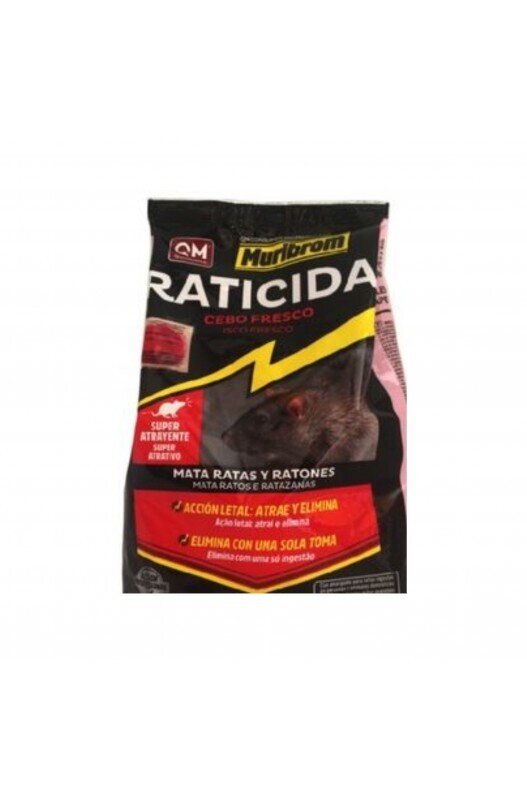 RATICIDA QM CEBO FRESCO 1 KG. Bromadiolona