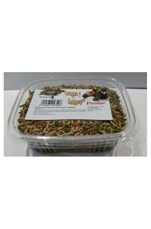 TORTUGA/GALAPAGO STICKS 180 gr. PRODAC Bandeja transparente